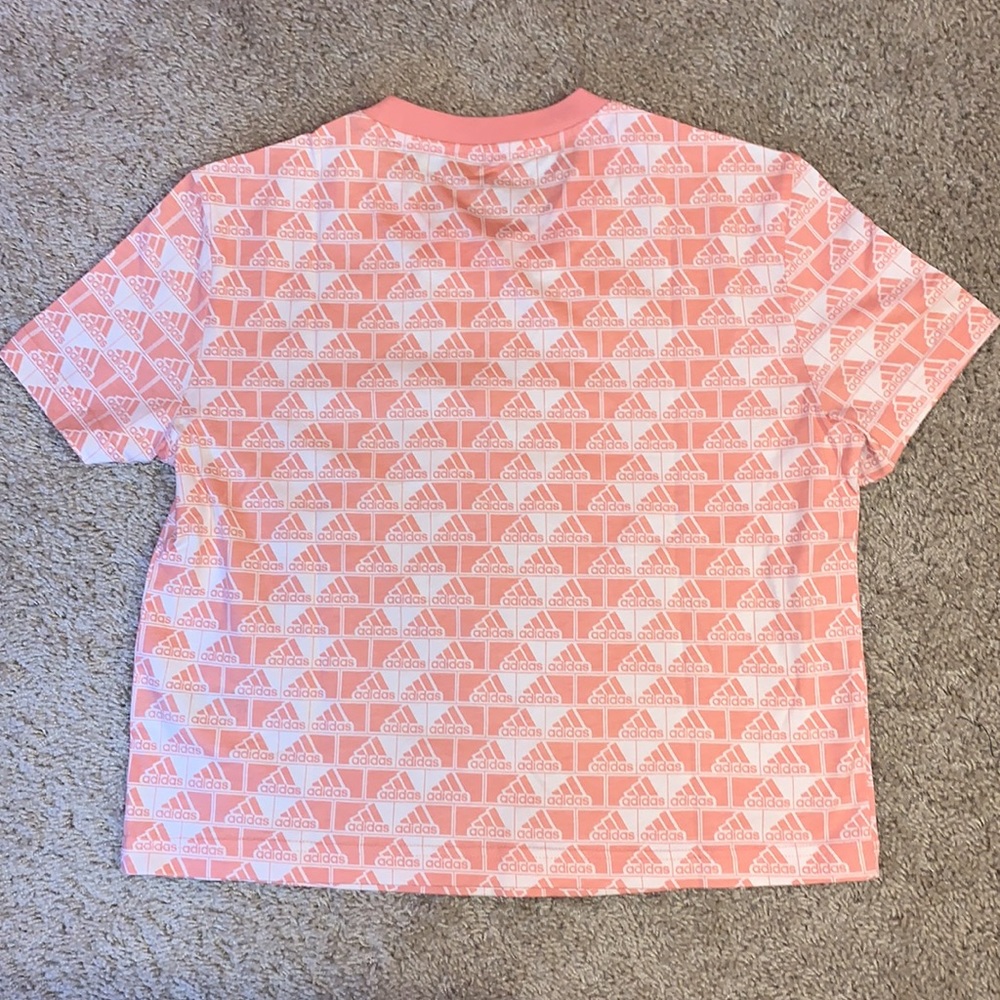 NWT Adidas Women’s Pink Crop Top - Picture 8 of 10